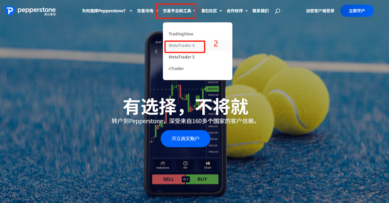 激石网页版MT4登录流程